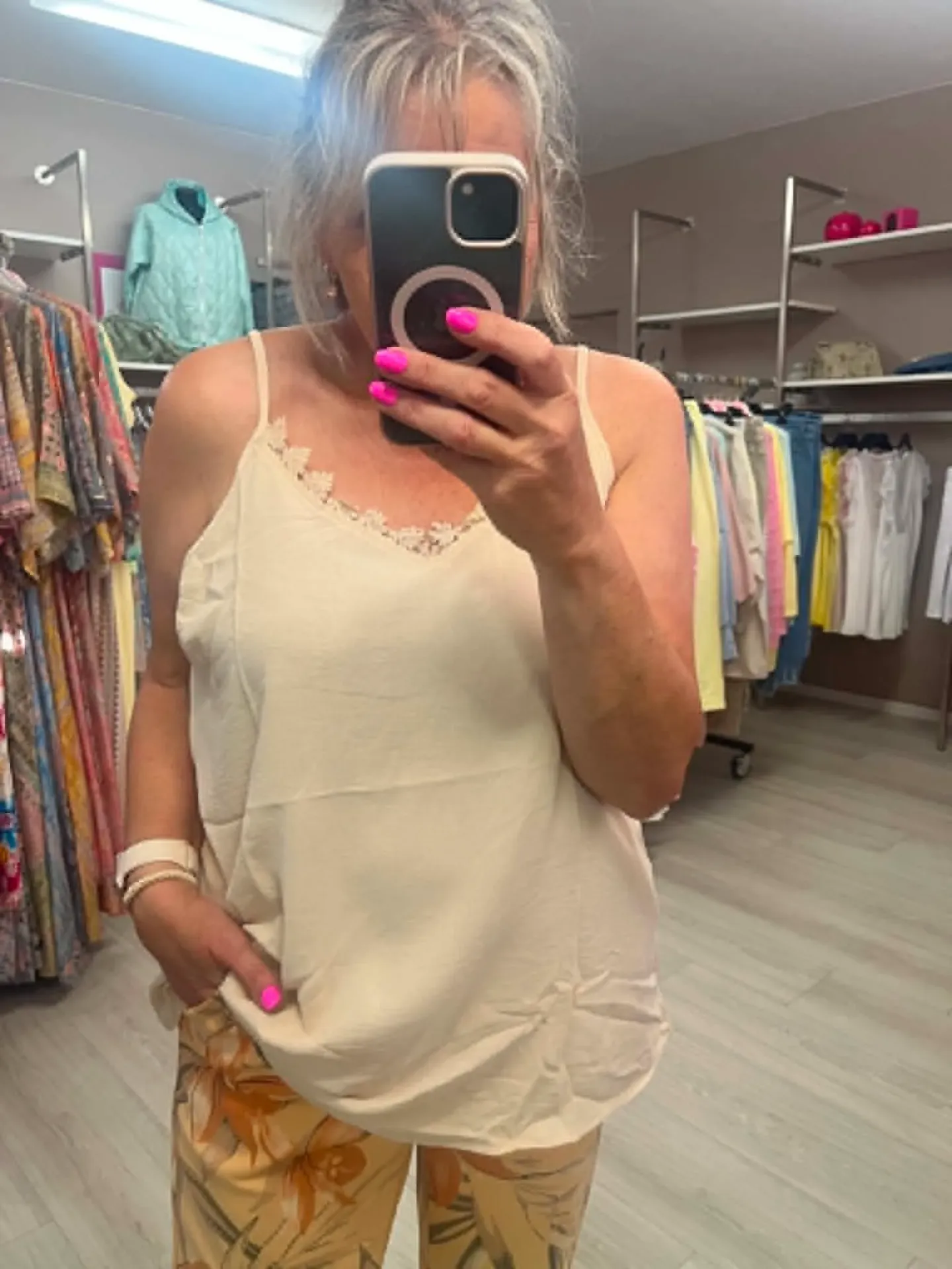 Top - MILÉNA - Beige