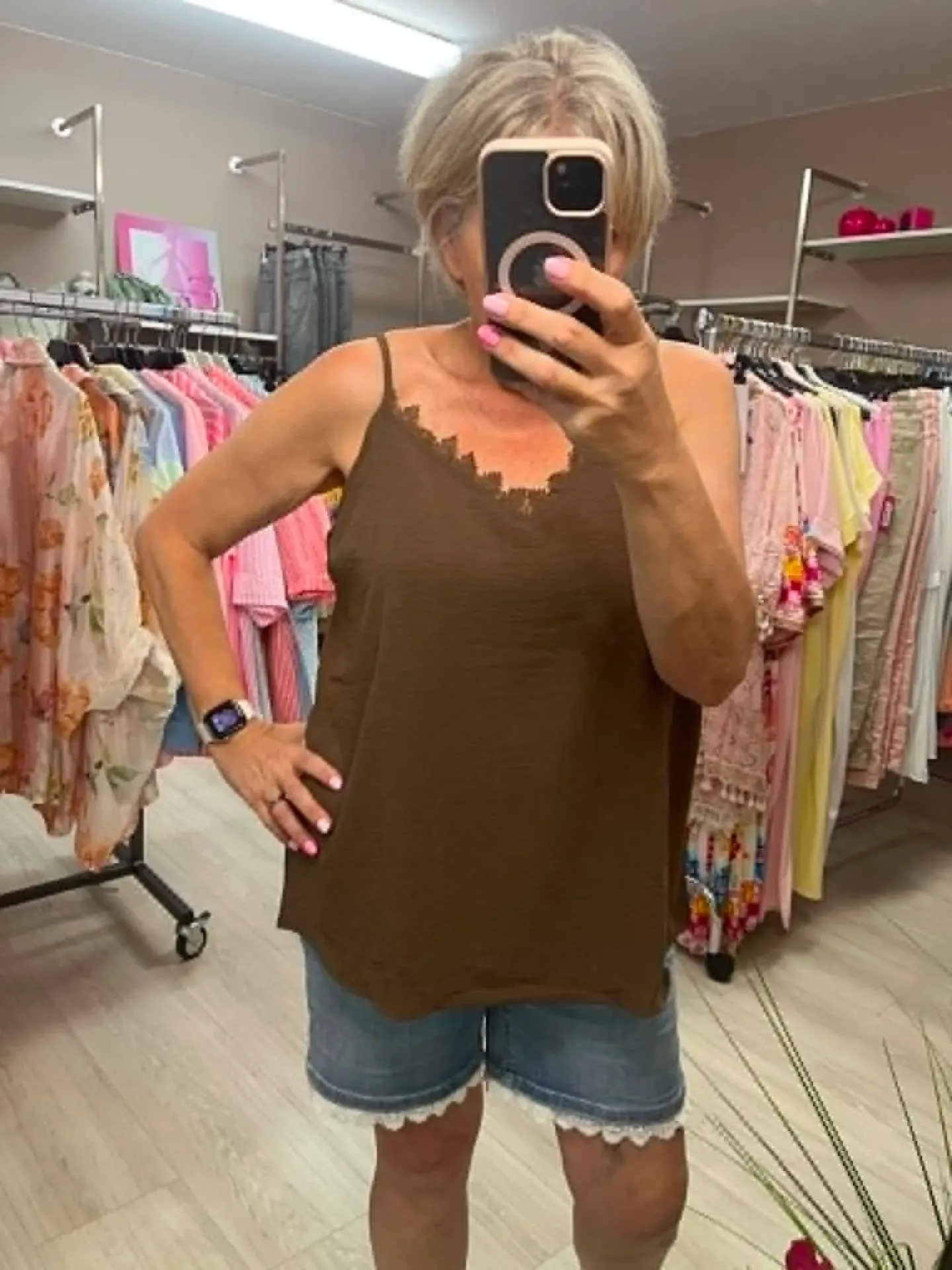 Top - MILÉNA - Choco