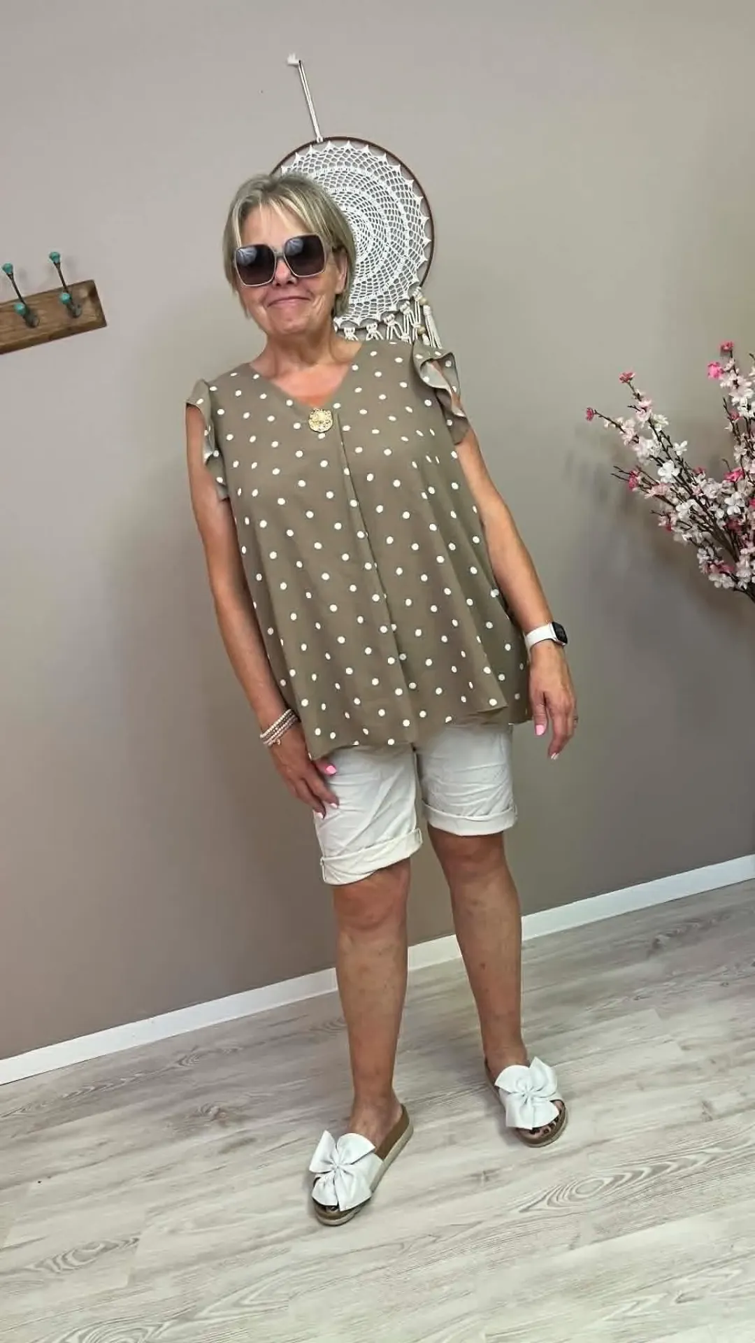 Blouse - MARIE - Taupe