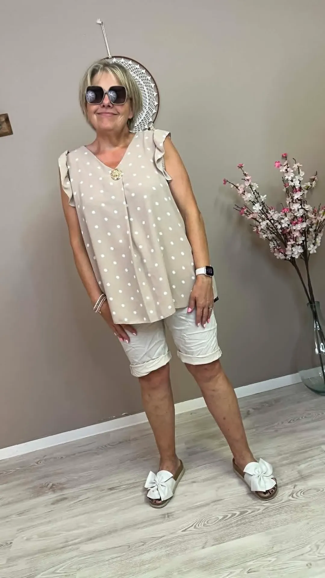 Blouse - MARIE - Beige
