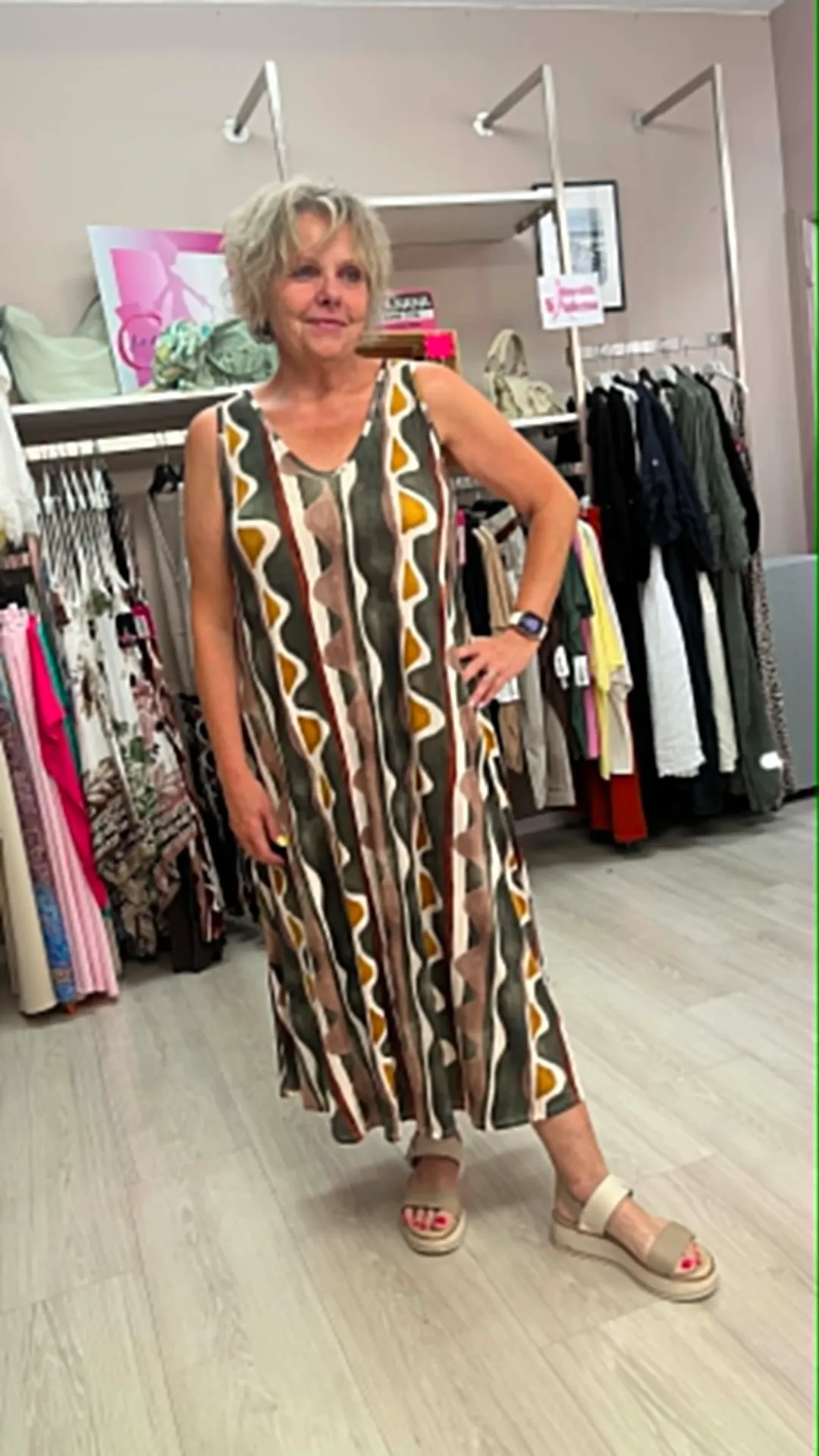 Robe - AGNES - Kaki