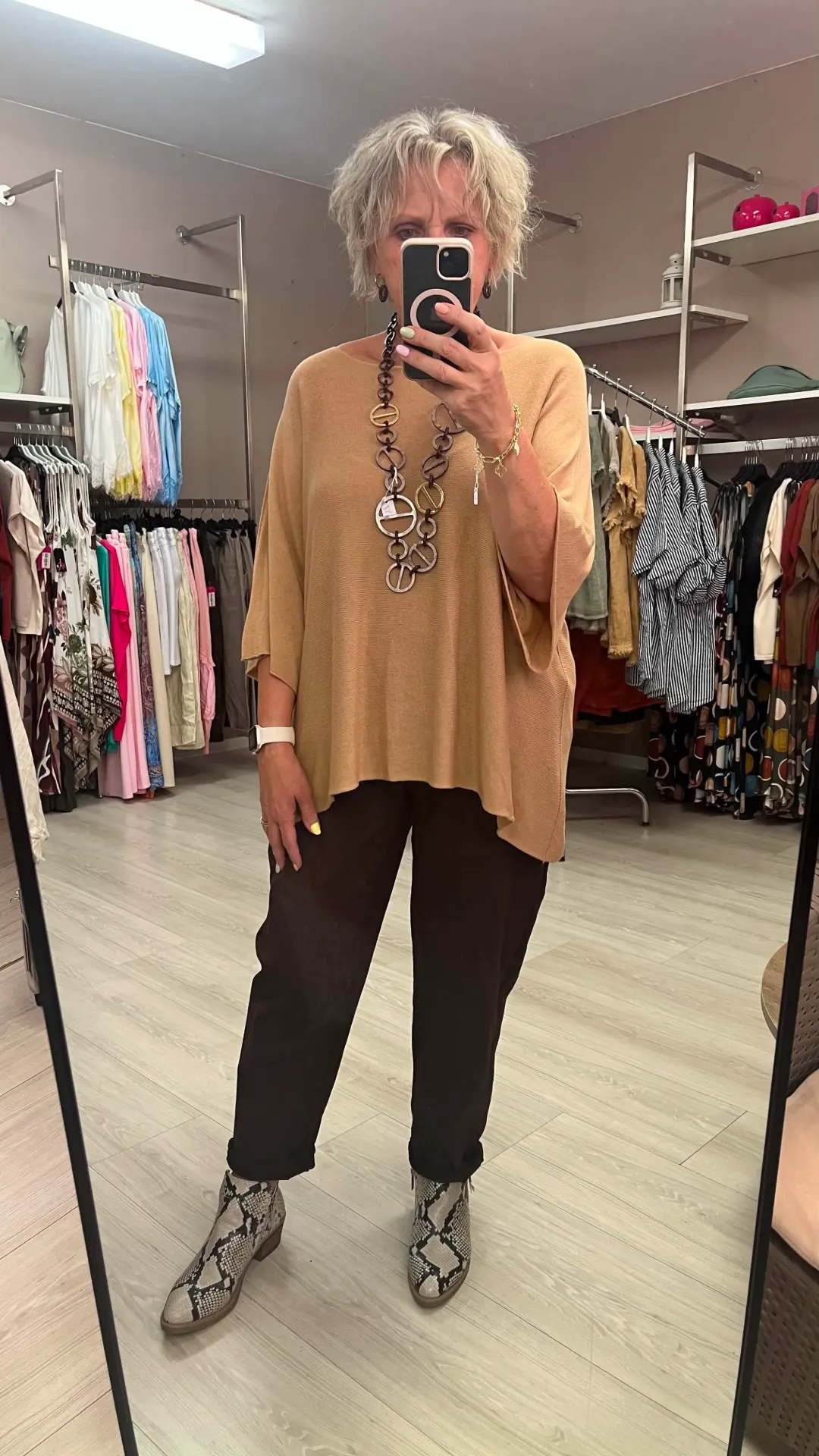 Pantalon - LILOU - Choco