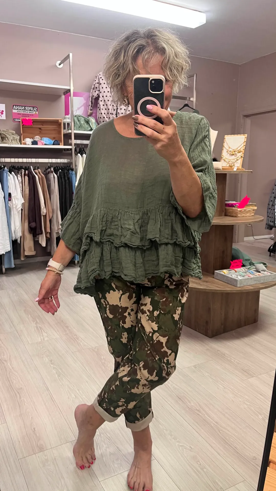 Tunique - DEBORAH - Kaki