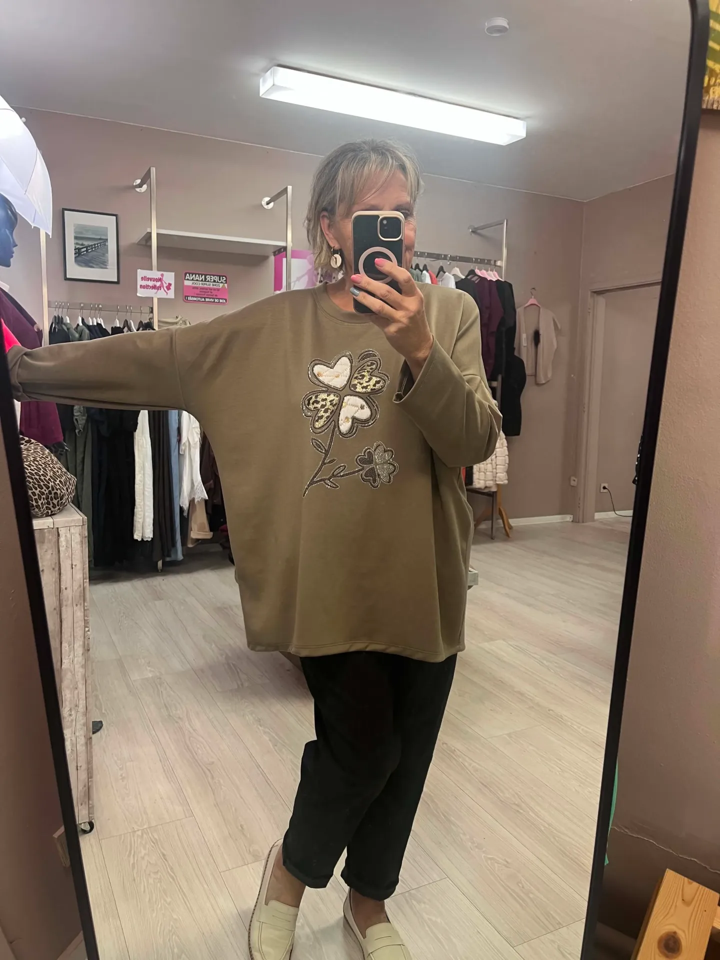 Sweat - PETALE - Taupe