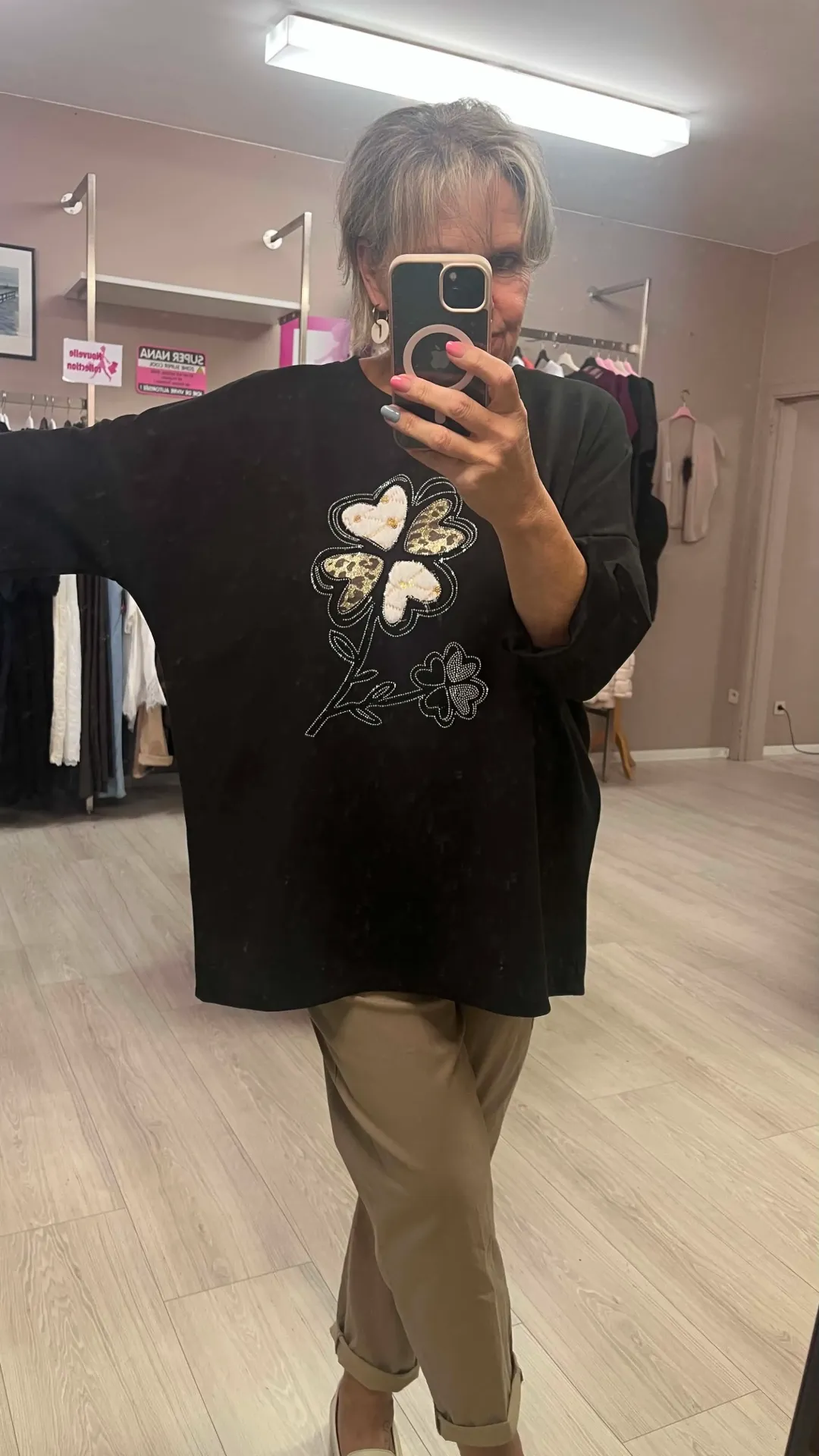 Sweat - PETALE - Noir
