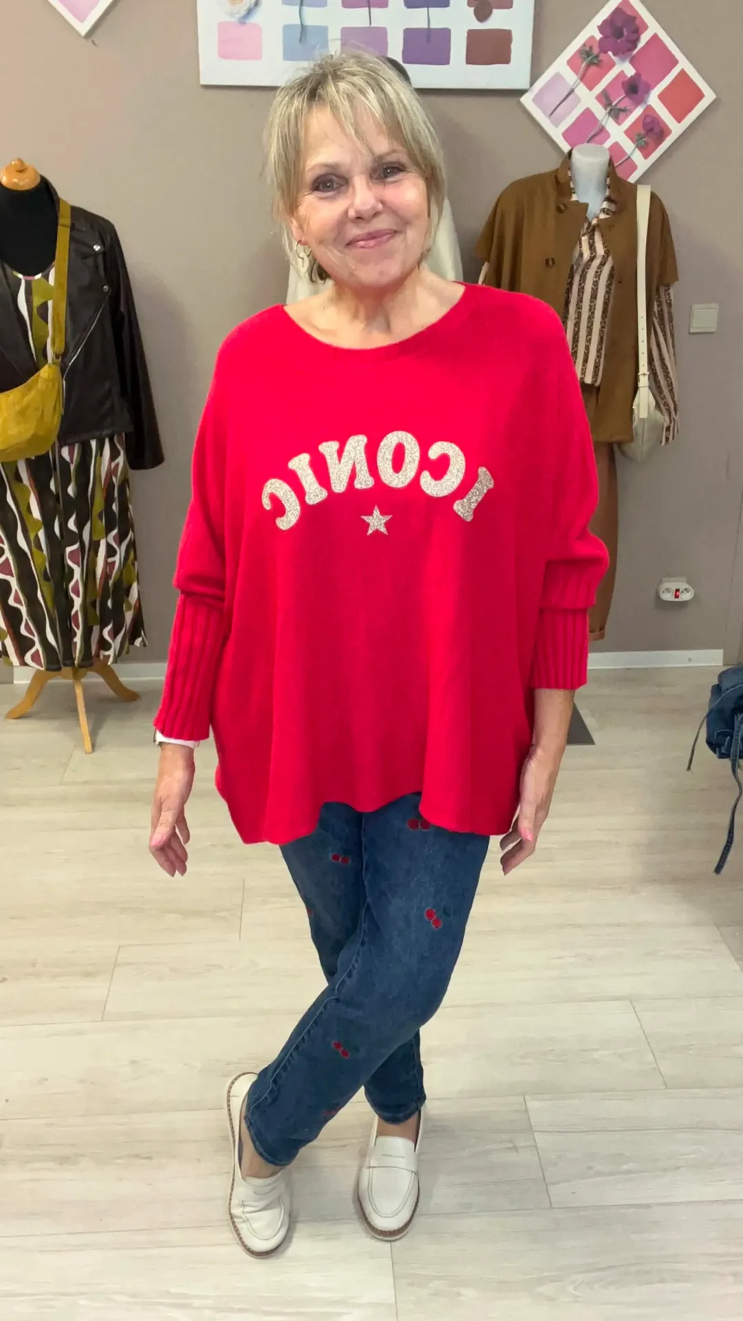 Pull - ICONIC - Rouge