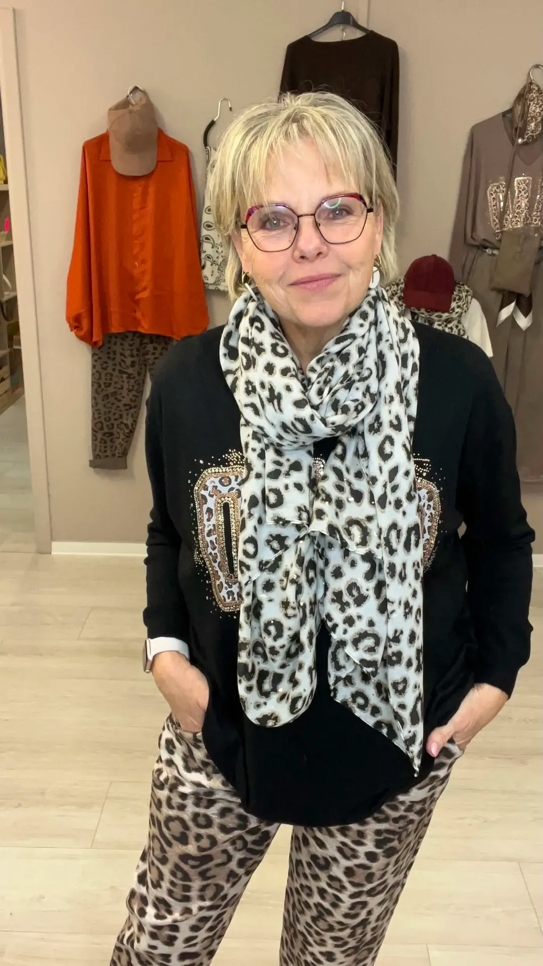 Foulard - LÉO - Blanc