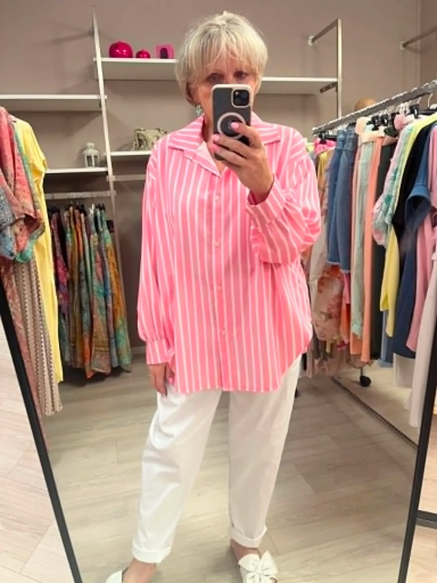 Chemise - EDGE - Framboise
