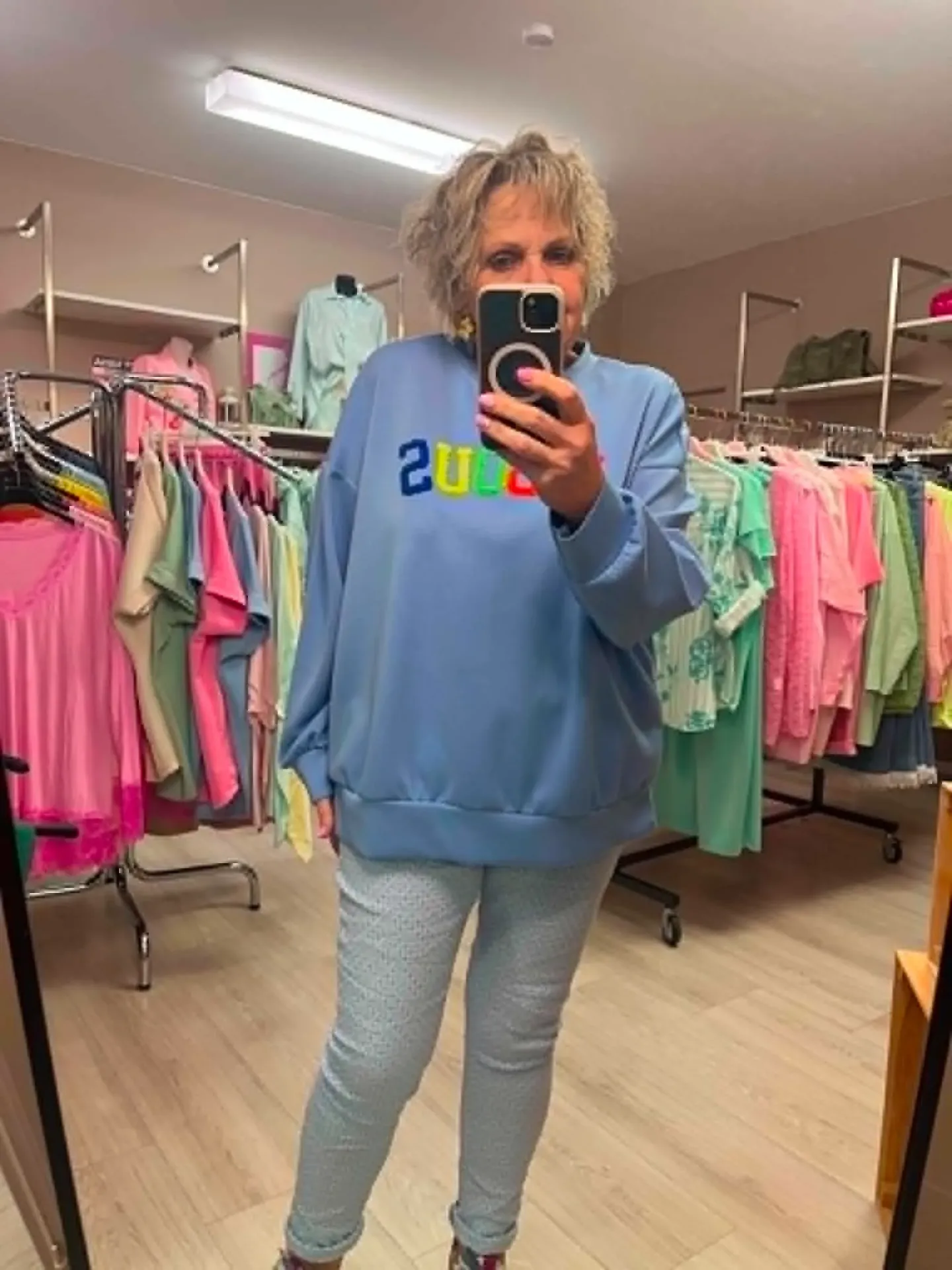 Sweat - BISOUS - Bleu