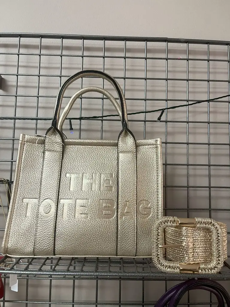 Petit sac Tote Bag Doré