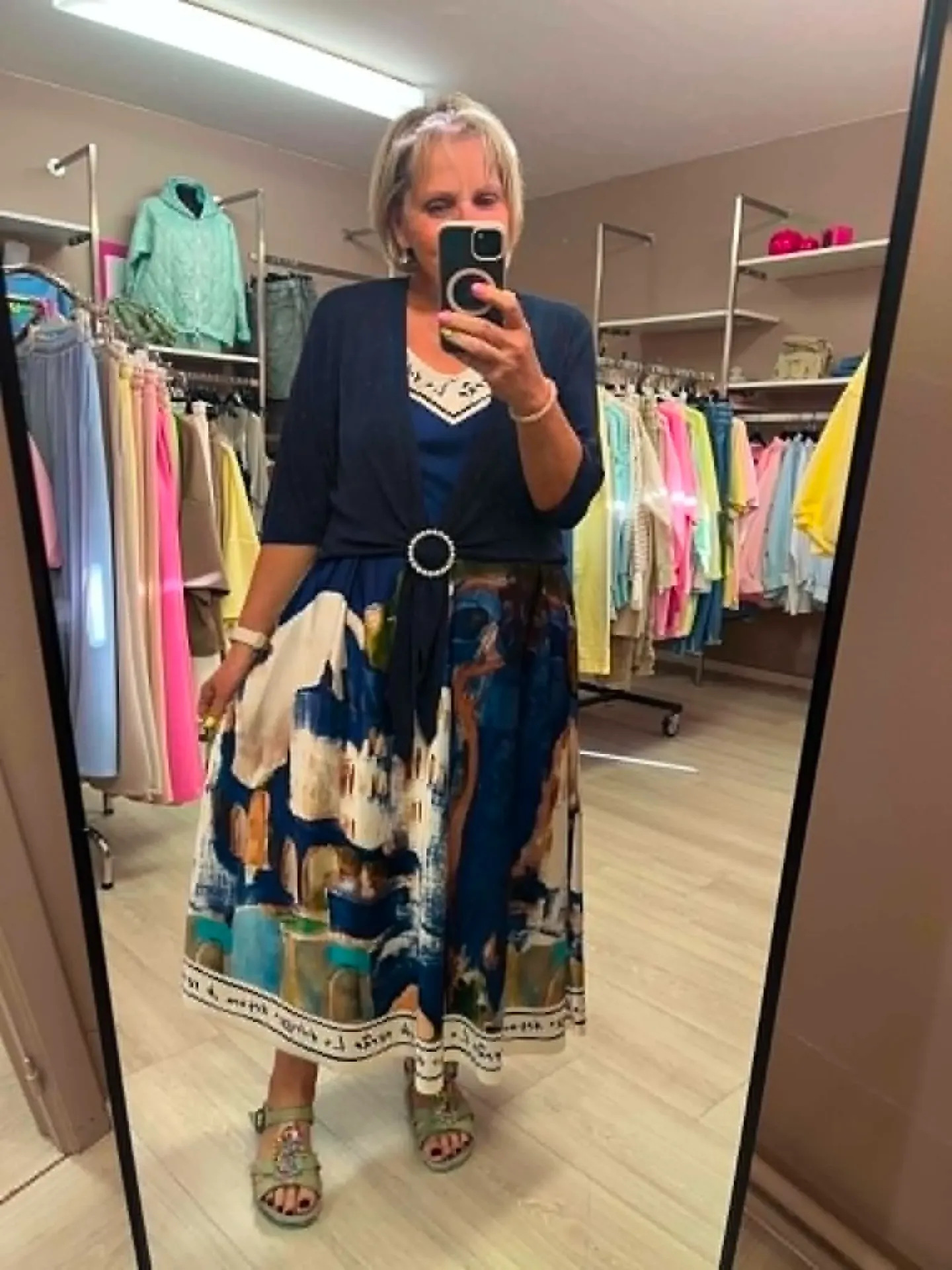 Robe - CAROLINA - Bleu marine