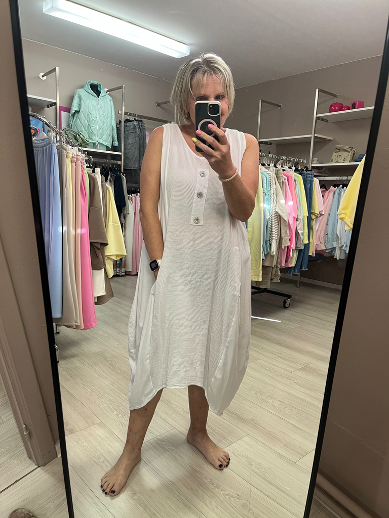 Robe - EUGÉNIE - Blanche