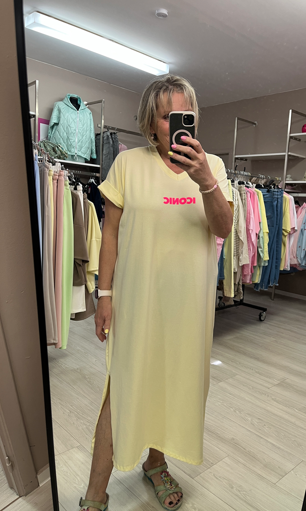 Robe - ICONIC - Jaune