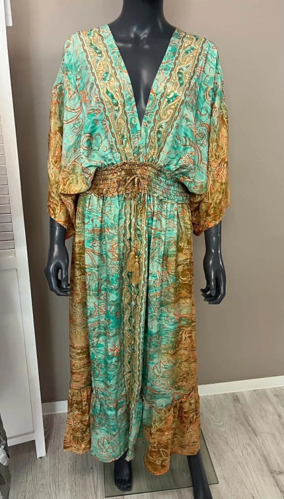Robe - CÉLIAN - Verte