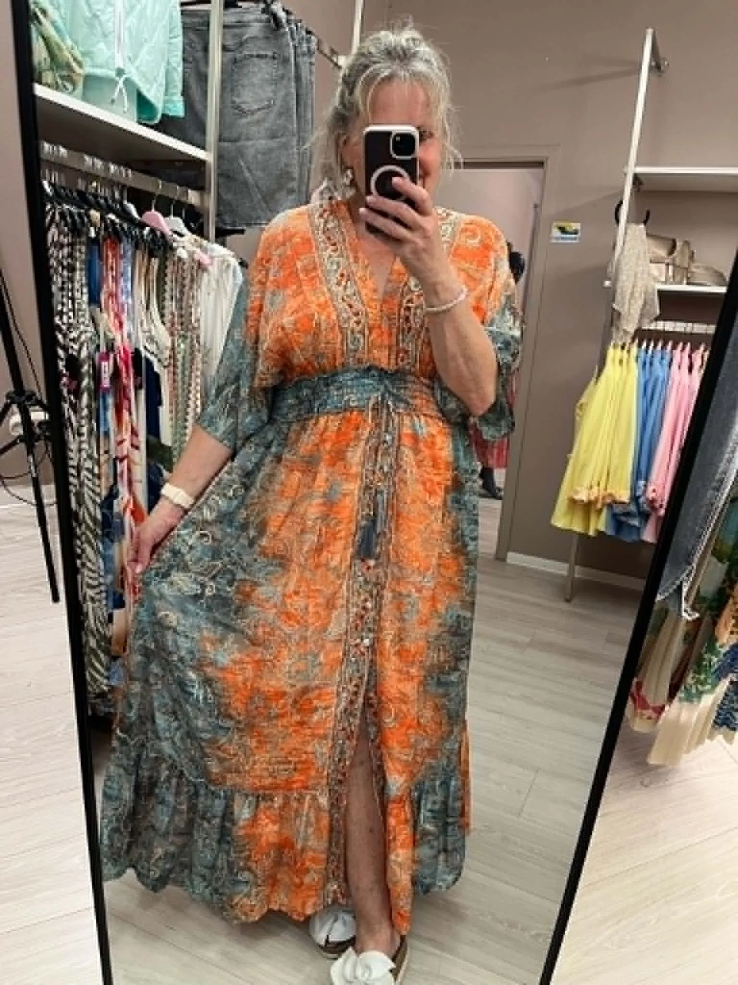 Robe - CÉLIAN - Orange