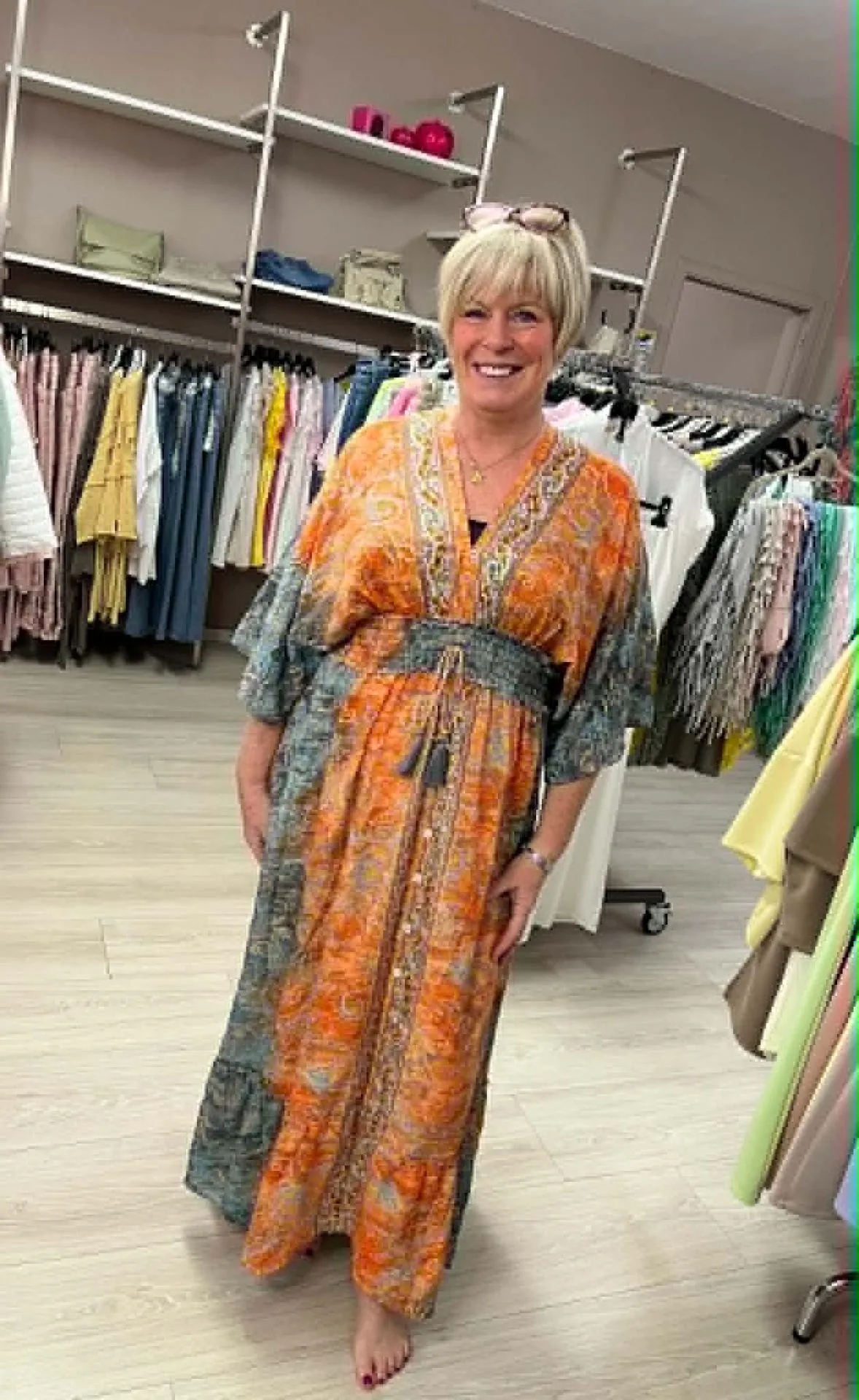 Robe - CÉLIAN - Orange