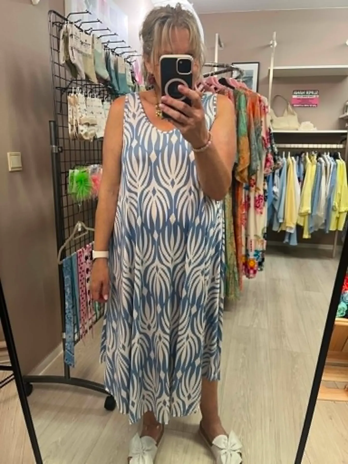 Robe - JULIA - Bleu ciel