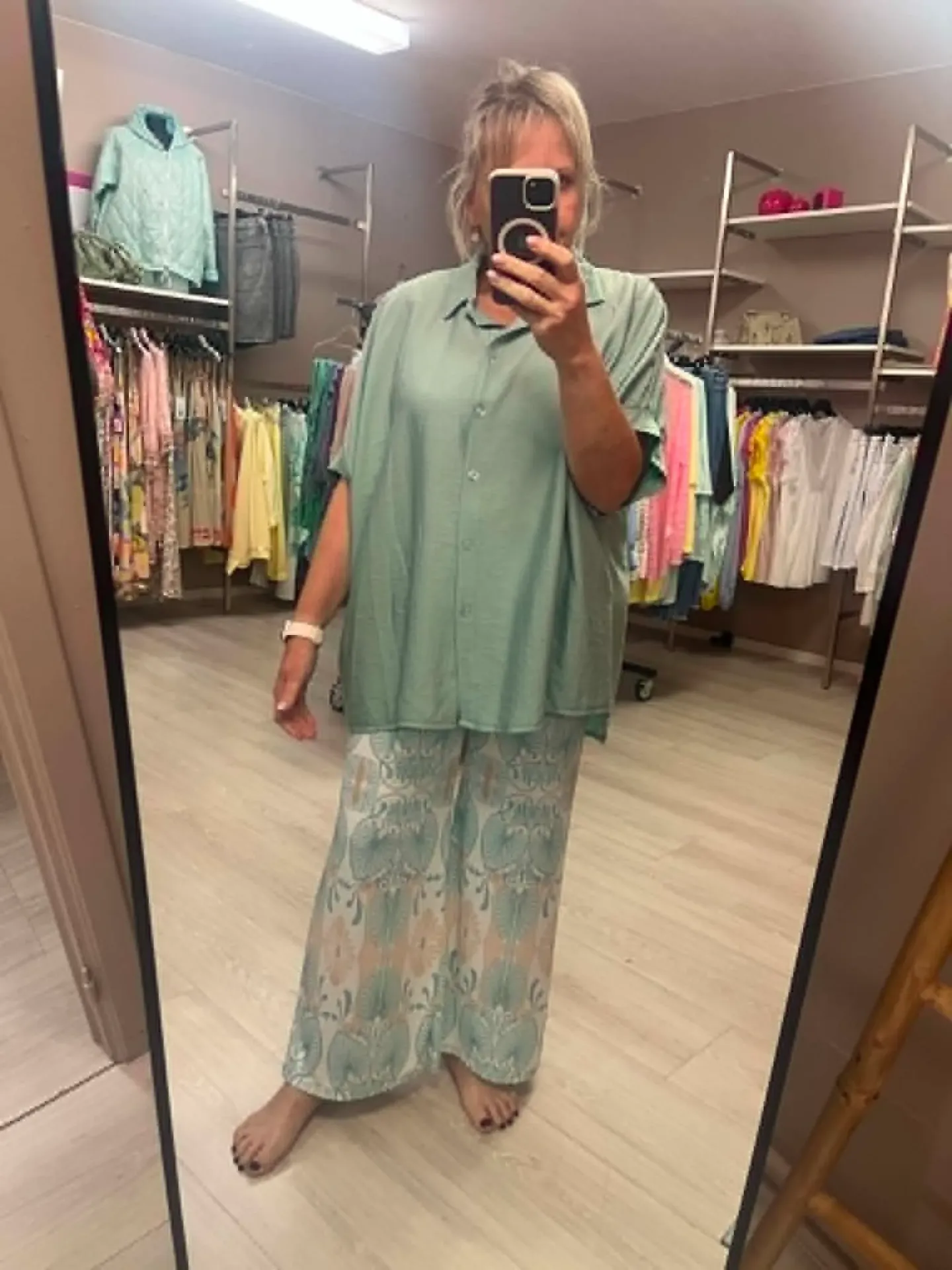 Chemise - LISA - Vert sauge